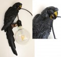 Papegaai lamp zwart 800